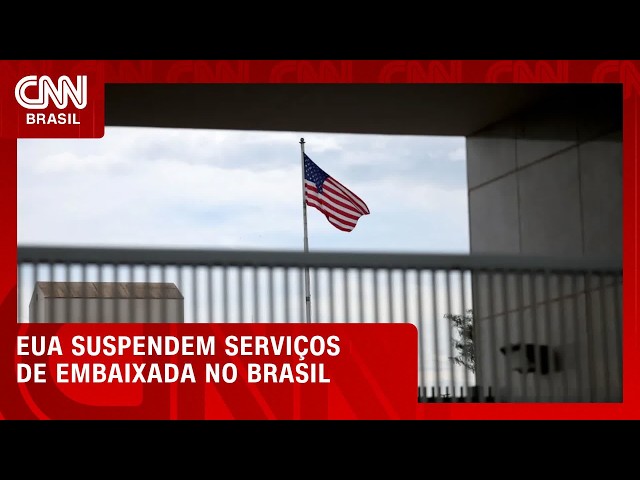 EUA suspendem serviços da Embaixada no Brasil por questões de segurança | CNN NOVO DIA