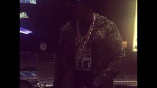 Usher and Master P in recording studio, No Limit Remix?