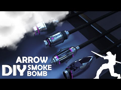 DIY Smoke Bomb Arrow In Real Life! - Hawkeye Inspired (Cool Spy Gadget)