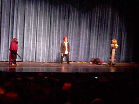 Final Fantasy Victory Theme with lyrics on stage