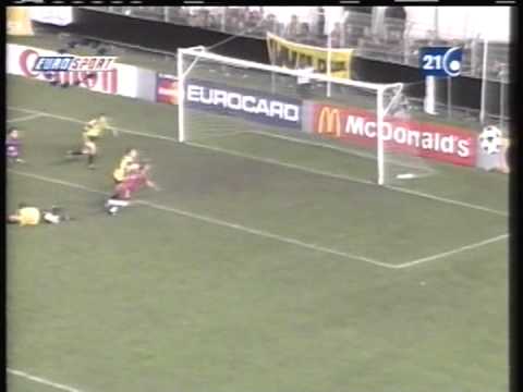 1997 (November 26) Lierse (Belgium) 0-Bayer Leverkusen (Germany) 2 (Champions League)