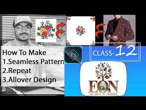 How to make seamless pattern repeat and beautiful pattern Class-12