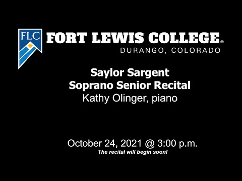 Saylor Sargent Senior Recital
