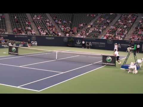 Ivanovic wins her baseline challenge