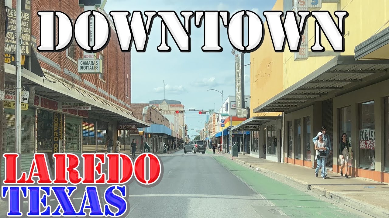Immersive street-level walking tour through Laredo Downtown, United States, showcasing authentic urban landscapes, local architecture, and the vibrant atmosphere of the city's neighborhoods