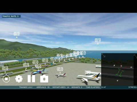 [Airport Madness 3D V2]Hong Kong Air Traffic Controller but you only have 20 minutes!