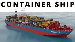 Container Ship 3D Animated Explanation