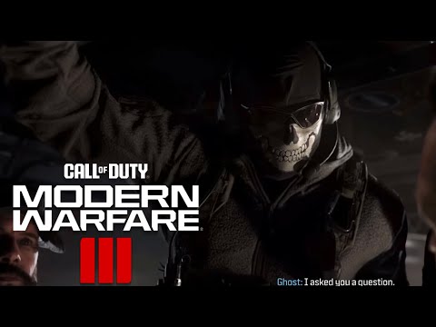 Call Of Duty Modern Warfare 3 2022-Makarov Knows Ghost Secret Identity Scene