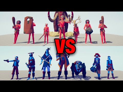 TRIBAL TEAM vs PIRATE TEAM | TABS TOURNAMENT - Totally Accurate Battle Simulator