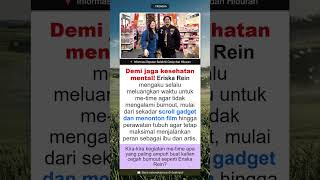 Download lagu Eriska Rein Buka Rahasia Cegah Burnout di Tengah Kesibukan #BERITA #VIRAL #ERISKAREIN mp3