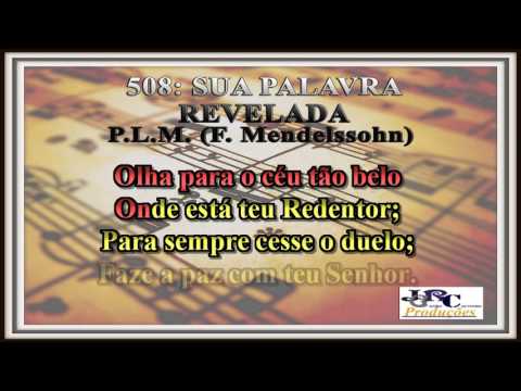 Harpa Cristã - 508   Sua Palavra Revelada Karaoke/playback