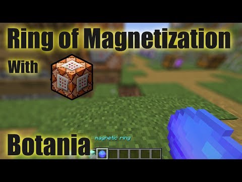 Botania in Vanilla Minecraft  - Ring of Magnetization