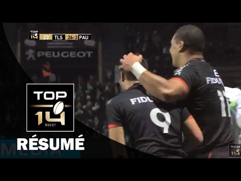 TOP 14 - Résumé Toulouse- Pau : 54-3 - J14 - Saison 2015/2016