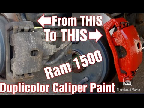 CALIPER PAINTING!! | DUPLICOLOR CALIPER PAINT KIT | RAM 1500