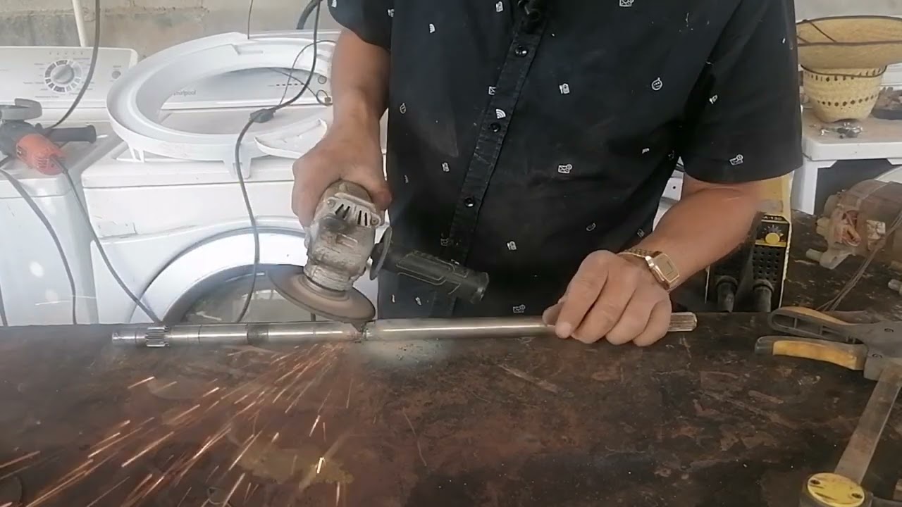 cómo reutilizar flechas dañadas de transmisión lavadora Whirlpool