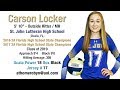 Carson Locker High School and Club Volleyball Highlights