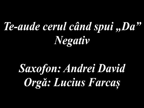 NEGATIV - TE-AUDE CERUL CAND SPUI DA
