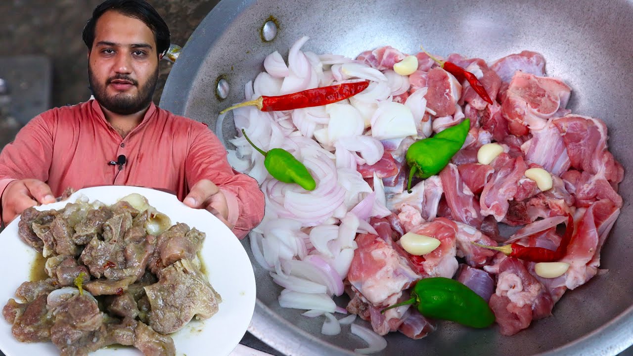 Mutton Oil Free Recipe For Eid || Healthy Mutton Fry