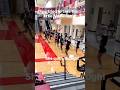 🏀 Basketball player almost takes out cheerleader #cheer #cheerleading #highschoolbasketball
