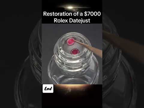 Restoration of a $7000 Rolex Datejust #restoration #watch #clock #restorationclock