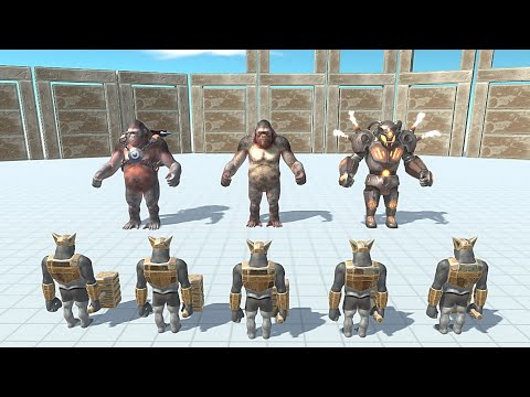 5 GHOR HAMMER VS 3X BOSS - Animal Revolt Battle Simulator