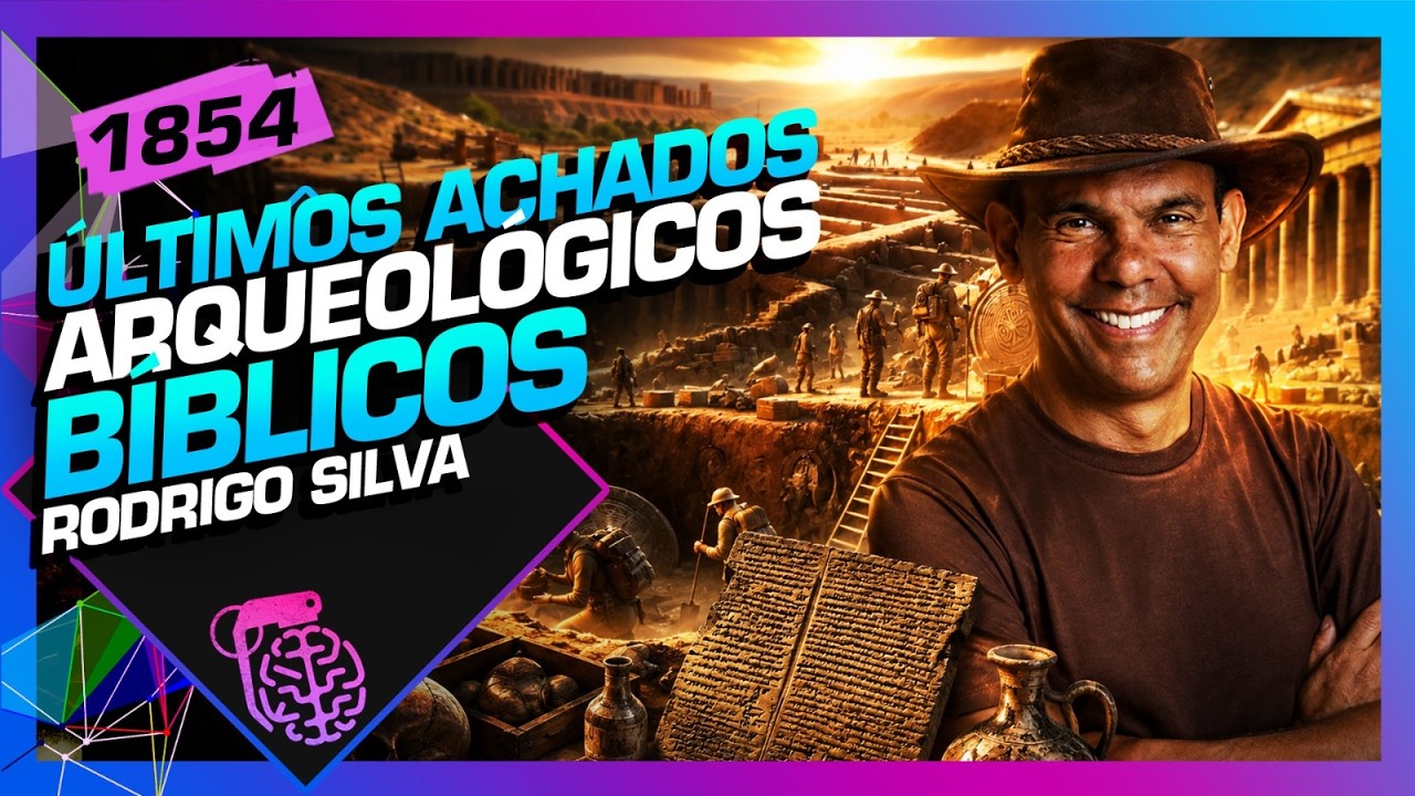 ÚLTIMOS ACHADOS ARQUEOLÓGICOS BÍBLICOS: RODRIGO SILVA - Inteligência Ltda. Podcast #1854