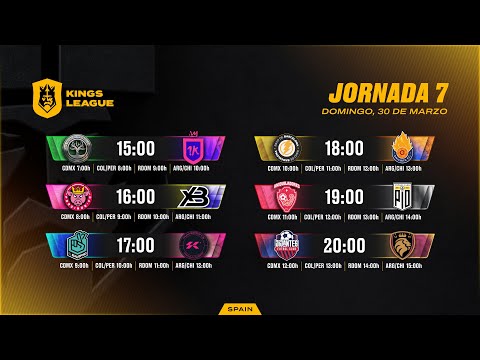 👑 Kings League Spain - JORNADA 7 ⚽ #KINGSLEAGUEJ7