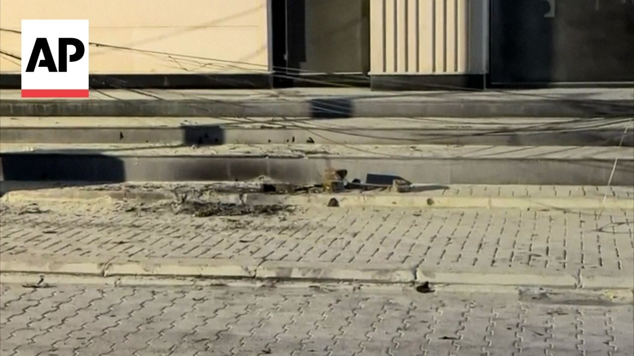 Video | A drone falls in the heart of Iraq's capital Baghdad