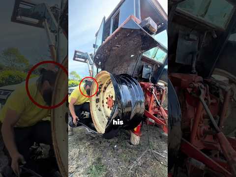 This is the clever trick to make a spare tire fit tight #shortvideo