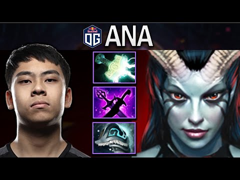 OG.ANA SMURF QUEEN OF PAIN WITH 22 KILLS - DOTA 2 7.30 GAMEPLAY