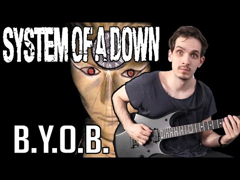 System Of A Down | B.Y.O.B. | Nik Nocturnal GUITAR COVER + Screen Tabs