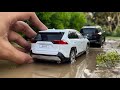 Mini Toyota RAV4 SUV Off Roading Diecast Model Car Unboxing
