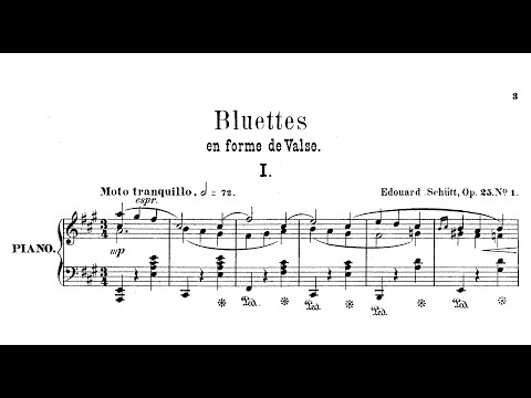 Eduard Schütt | Bluettes en forme de Valse, Op.25