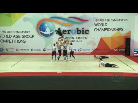 Hungary  (HUN) - 2016 Aerobic Worlds, Incheon (KOR) - Qualifications Dance