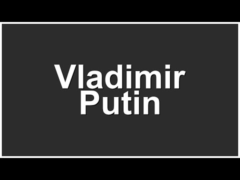 How to Pronounce Vladimir Putin – Correct Pronunciation