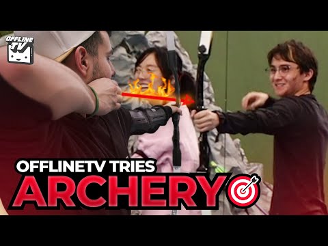 OFFLINETV TRIES ARCHERY (FAIL)