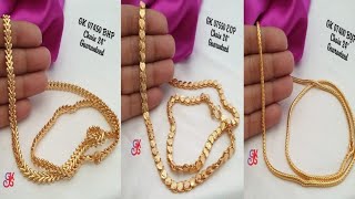 One Gram Gold Plated Daily Wear Chains 🥰 For Or