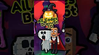 ALL CODES - Brainrot Tower Defense #roblox #robloxshorts #robloxedit  #brainrot #brainrotroblox