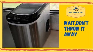 Portable ice maker not working, watch this before throwing it away