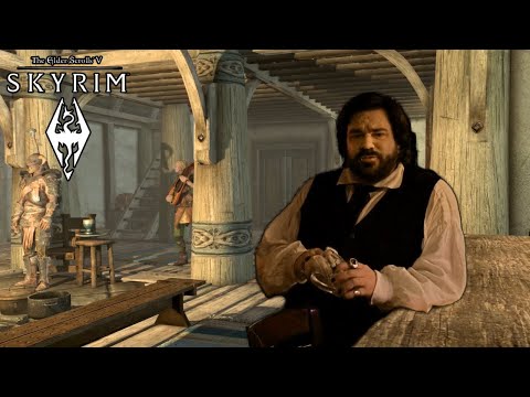 When you roleplay an NPC because you're bored in Skyrim