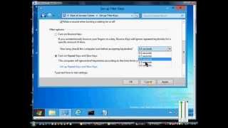 How to use filter keys in Microsoft Windows Server 2012
