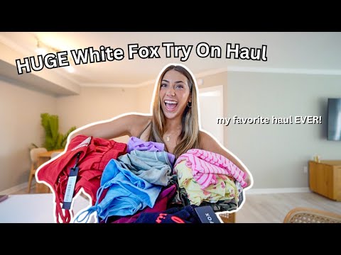 HUGE WHITE FOX HAUL *2026 & Trendy*