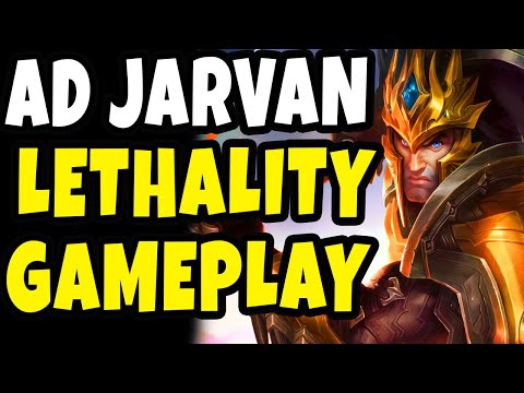 BUFFED AD JARVAN TOP GOING FOR ONE SHOTS! - League of Legends