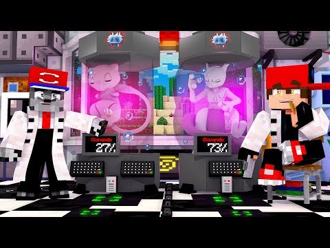 FAZER o MEWTWO com o POKÉMON MEW mais FORTE no MINECRAFT