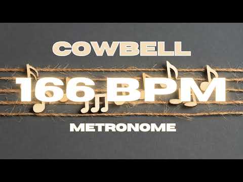 166 BPM - Cowbell Metronome