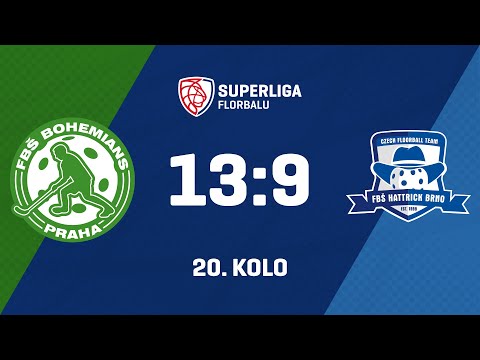 Highlights: FbŠ Bohemians - FBŠ Hummel Hattrick Brno 13:9