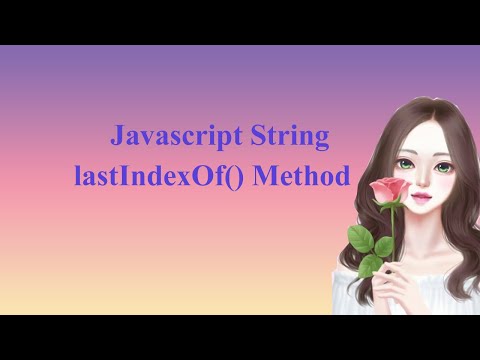 Javascript String Lastindexof Method Javascript Tutorial Practice Video