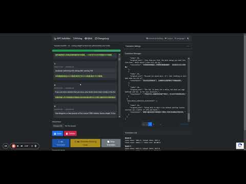 GPT Subtitler - Backdrop Build