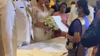 Dulani Anuradha දුලානි අනුරාධා wedding  day
