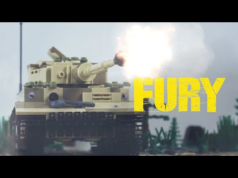 Lego World War 2: The Fury vs Tiger Tank Battle